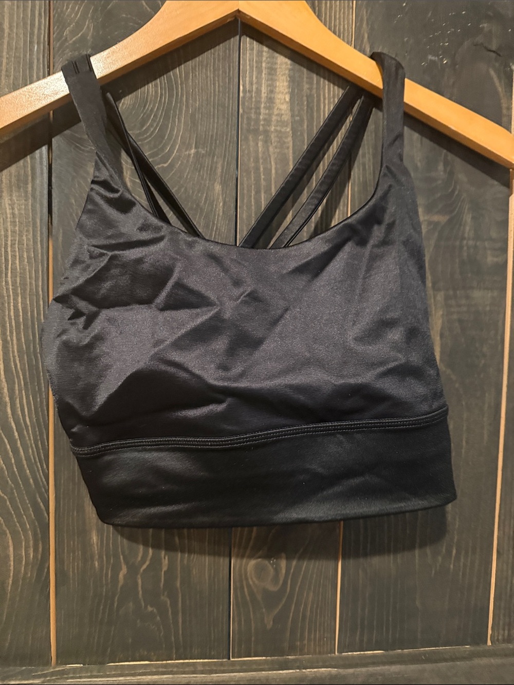 lululemon athletica Black Strappy Low-Impact Sports Bra